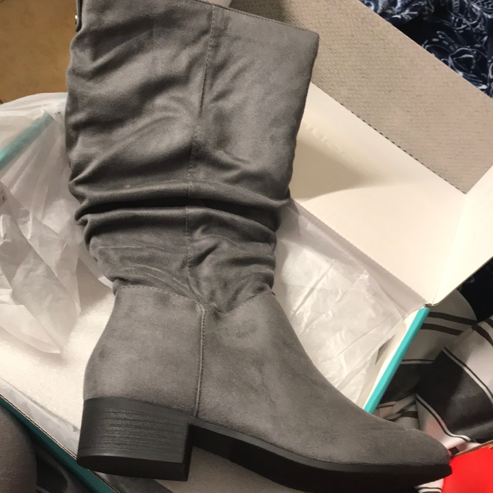 Gray Boots